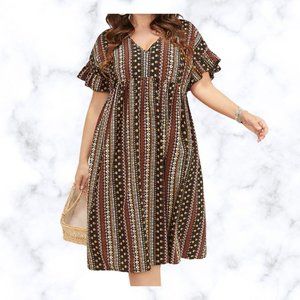 Bloomchic ~ Bandana Print Dress (18/20 or 2X)